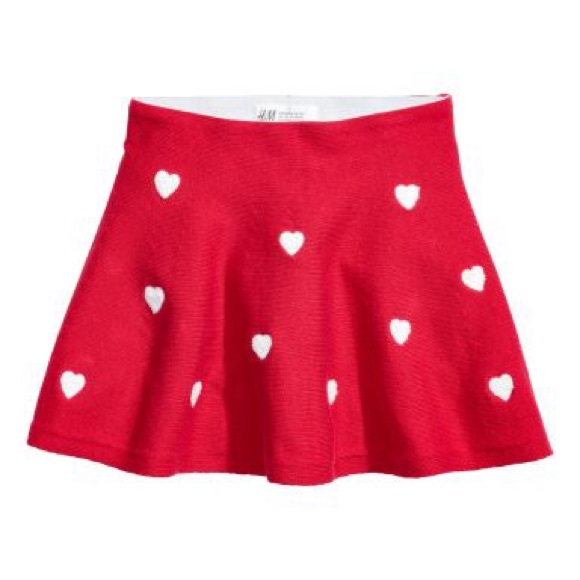 H&M Other - Girls red circle skrit